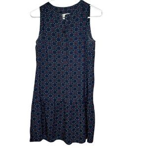 Loft Drop Waist Swing Flounce Dress